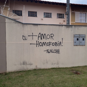 "+ love/- homophobia"